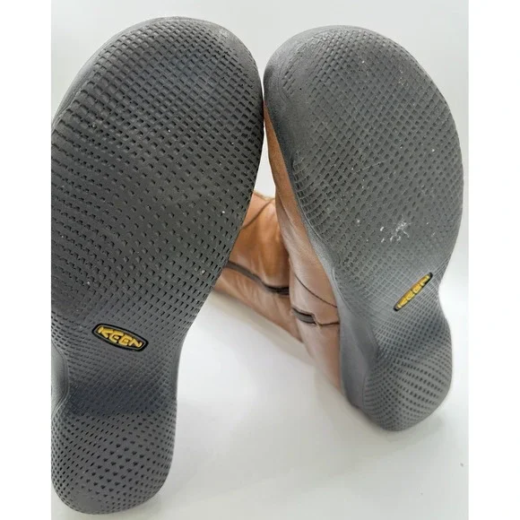 Keen Bern Baby Boot Size 10.5 41 Brown Leather  Zip Adj Buckle SEE PHOTOS - Picture 9 of 16